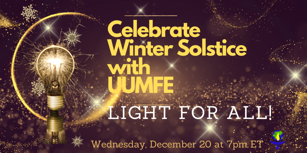 Light For All On The Longest Night- | Unitarian Universalist Ministry ...